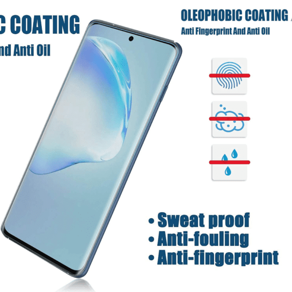 Curved Glass Uv Tempered Glass for Galaxy Note 10 || Edge to Edge Screen Protector ||Samsung Galaxy Note 10 Uv Liquid Glue UV Tempered Glass 