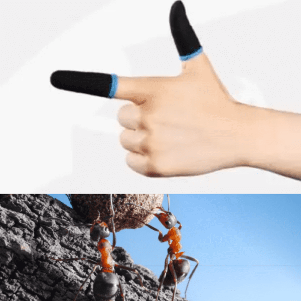 Finger grips sleeves for improved mobile gaming experience