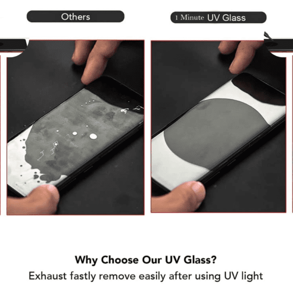 Vivo X70 Pro UV tempered glass screen protector || UV protected tempered glass for Vivo X70 Pro || Vivo X70 Pro tempered glass with UV protection