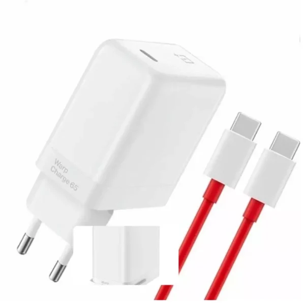 OnePlus 65W charger | OnePlus 65W Warp Adapter | Type C Interface Cable |Original Care Warranty
