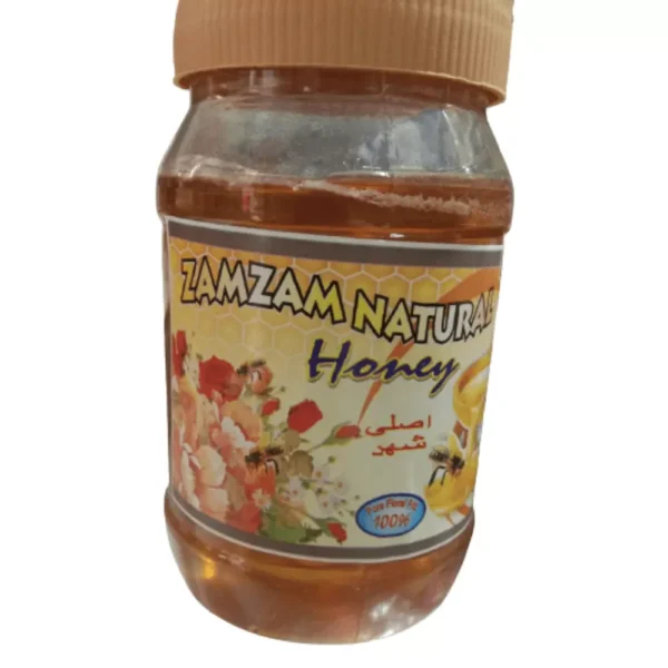 Honey is a staple food for almost all hunter-gatherer societies in warm regions because of its high energy density; in fact, the Hadza people rank honey as their favorite food. Some kinds of honeyguide birds and African beekeepers have a mutualistic relationship. Pure Honey Flavor ZamZam Brand 1200 Grams Package Information: Bottle Vegetarian 100% Pure Diet Type Package Weighs 500 gm Jar-Type of Package
