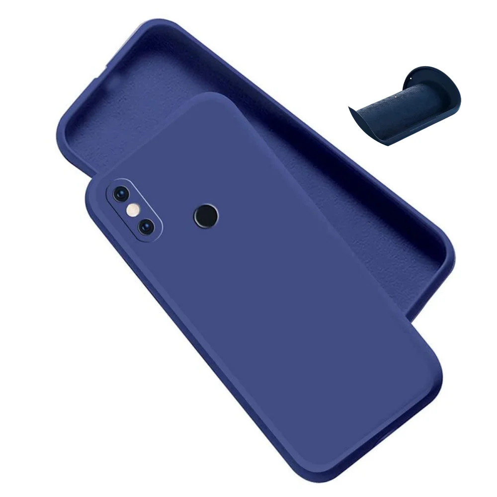 Redmi Note 5 Pro Silicone Back Cover With Camera Protection