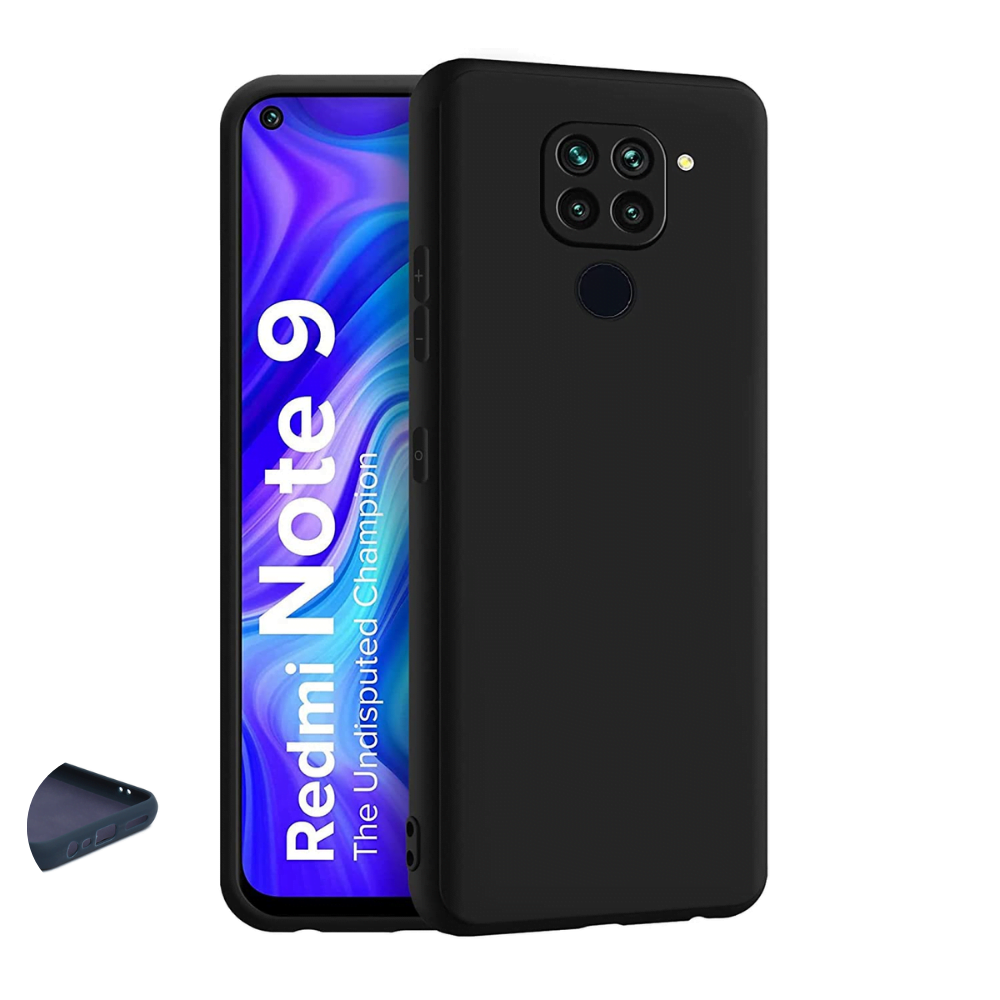Redmi Note 9 Silicon Back Cover With Camera Protection