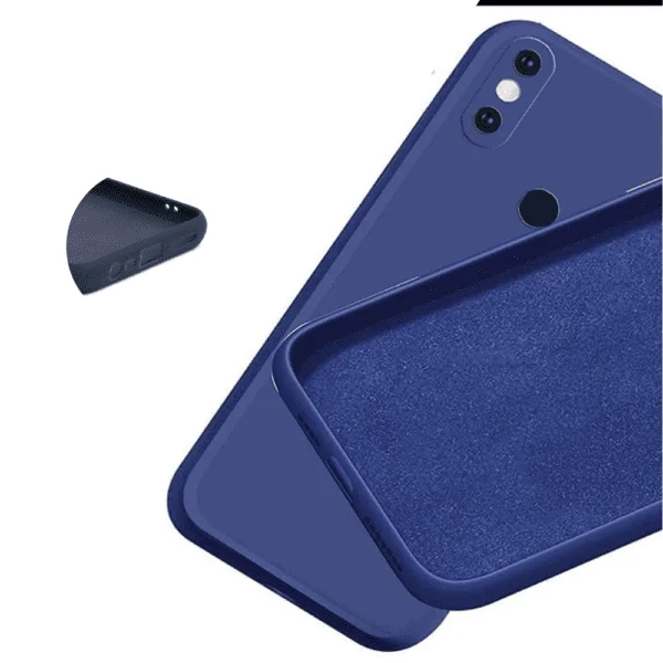 Redmi Note 5 Pro Silicone Back Cover With Camera Protection