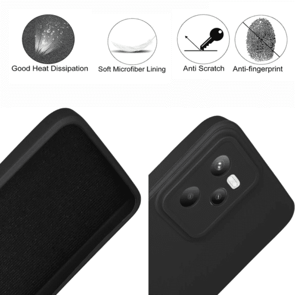 Realme c35Silicone Back Cover| Soft Silicone Camera Protection Matte Silicon Flexible | Rubberised Back Case Cover for Realmi c35