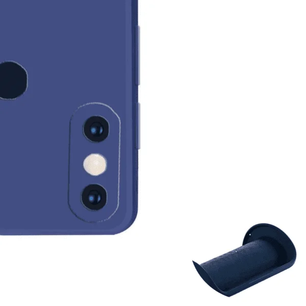 Redmi Note 5 Pro Silicone Back Cover With Camera Protection