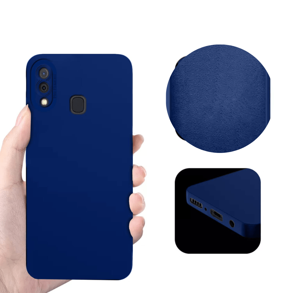 Samsung Galaxy A20 Silicon Back Cover With Camera Protection