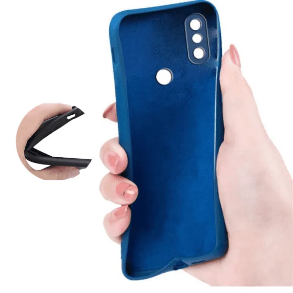 Redmi Note 5 Pro Silicone Back Cover With Camera Protection