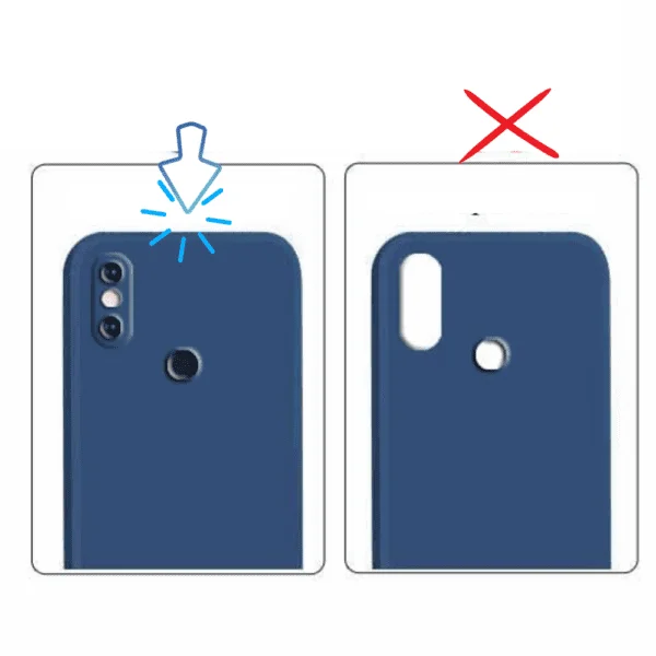 Redmi Note 5 Pro Silicone Back Cover With Camera Protection