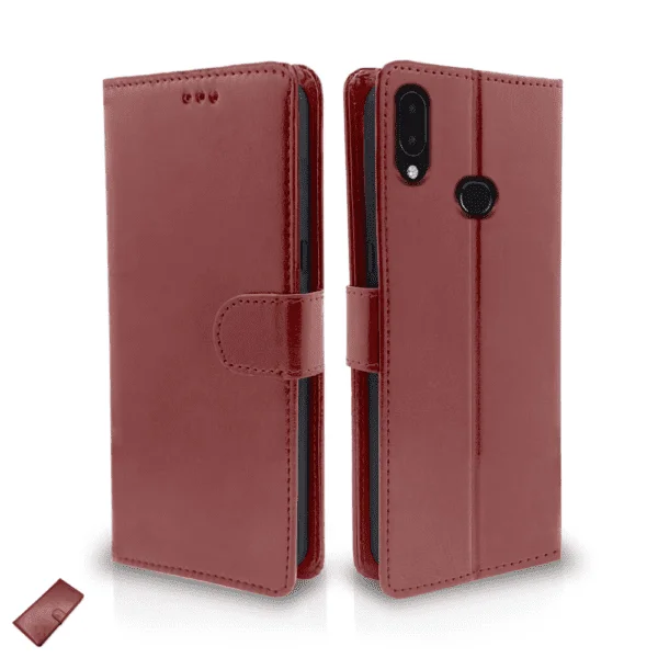 Samsung Galaxy A10s Flip Case Leather Finish