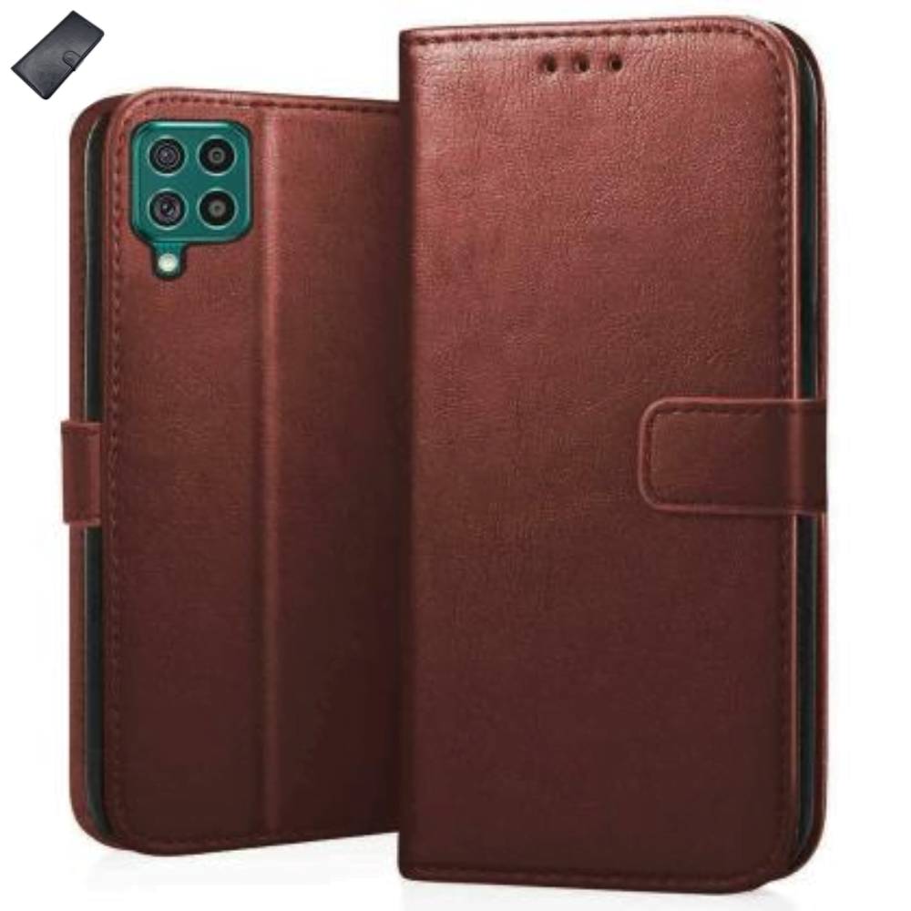 Puloka@Flip Cover For Samsung M33 5G Cover With Strap