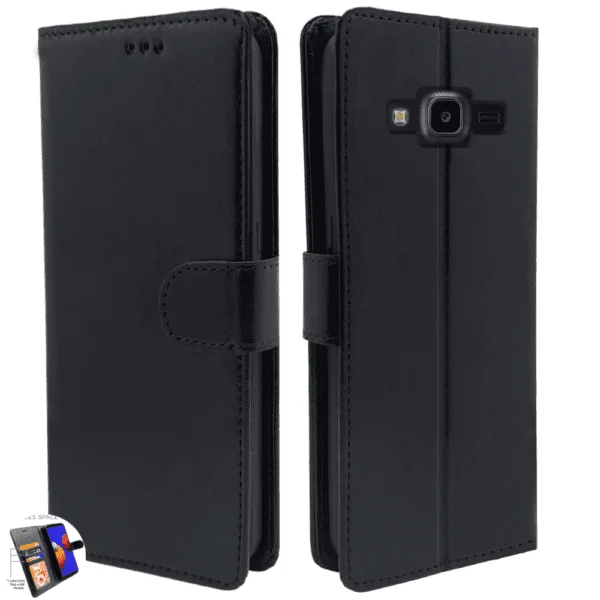 Flip Cover For Samsung J7 Leather Cover With Camera Protection