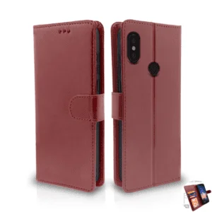 Flip Cover For Redmi 6 Pro Leather Cover With Camera Protection