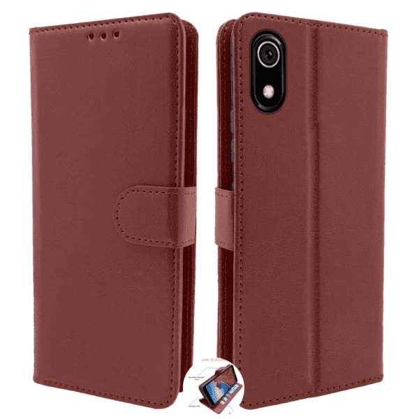 Flip Cover For Redmi 7A Leather Cover With Camera Protection
