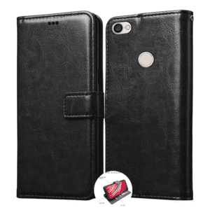 Flip Cover For Redmi Y1 Leather Cover With Camera Protection