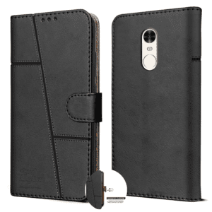 Flip Cover For Redmi Note 4 Leather Cover With Camera Protection