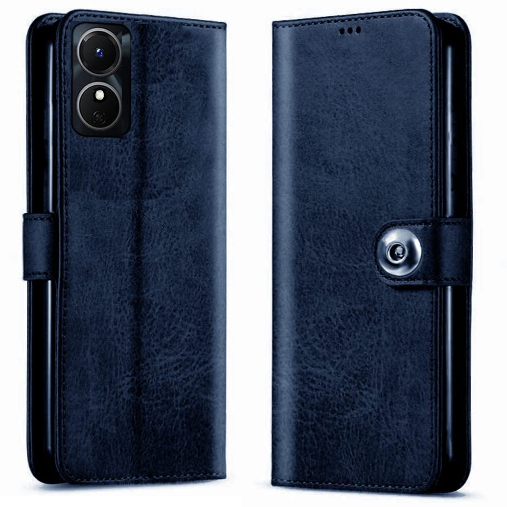 Flip Cover For OPPO A17 Leather Cover With Camera Protection