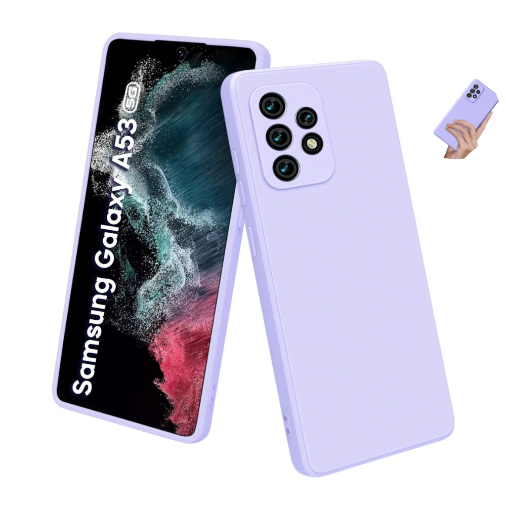 Samsung A53 Silicon Back Cover With Camera Protection