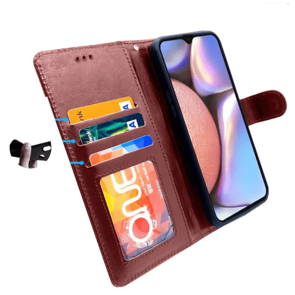 Samsung Galaxy A10s Flip Case Leather Finish