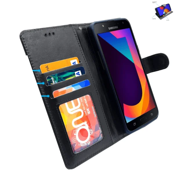 Flip Cover For Samsung J7 Leather Cover With Camera Protection