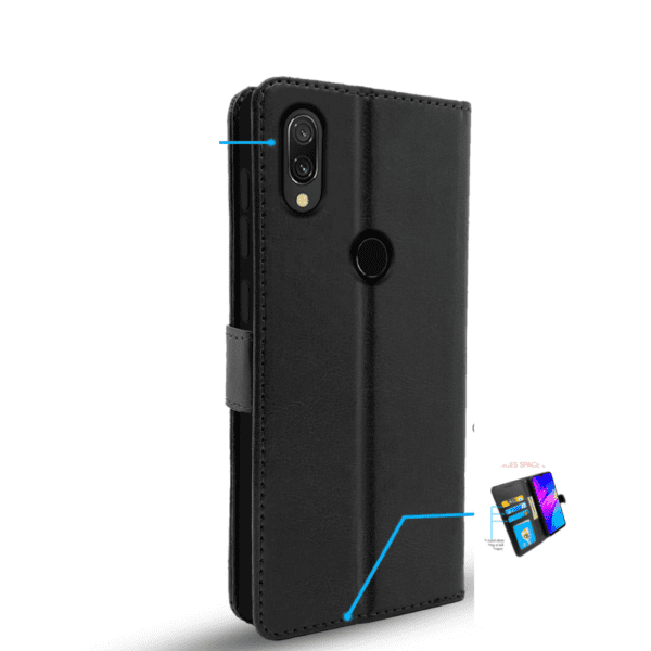Flip Cover For Redmi 7 Leather Cover With Camera Protection