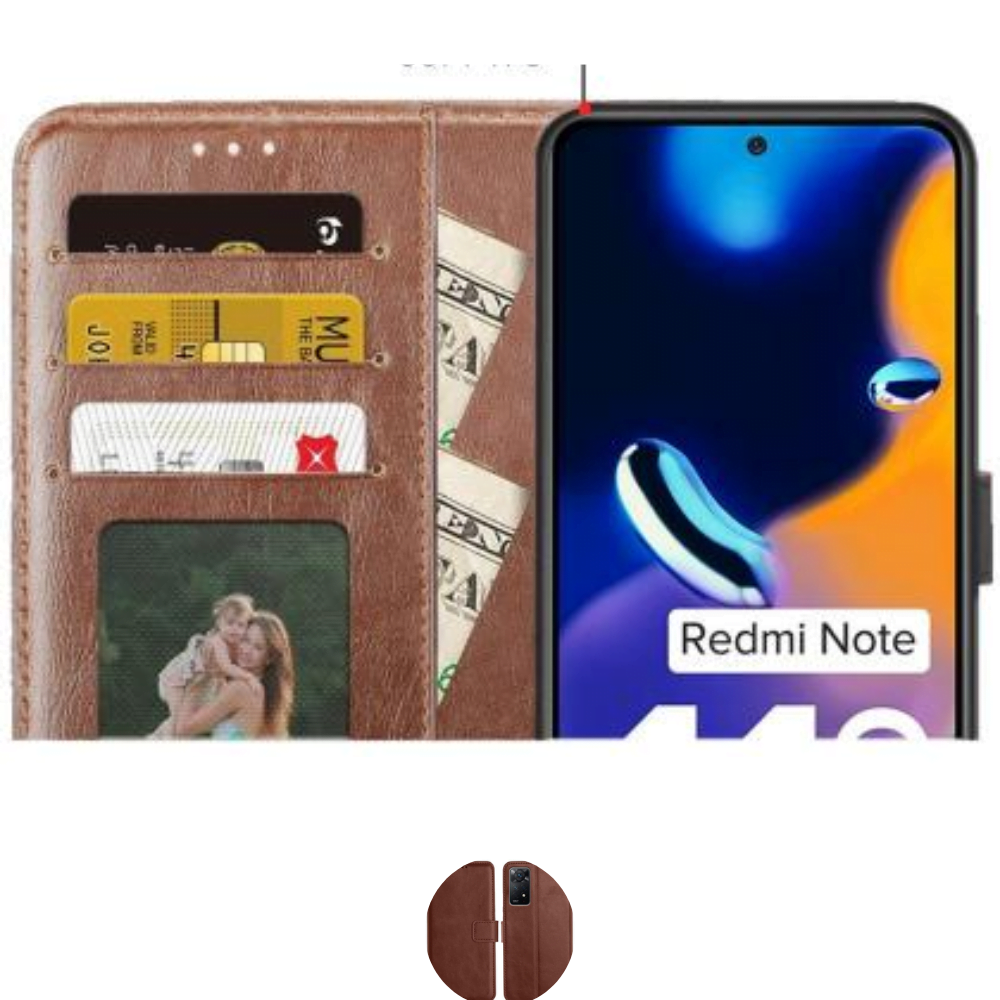 Flip Cover For Redmi Note 11 Pro Plus Leather Cover With Camera Protection