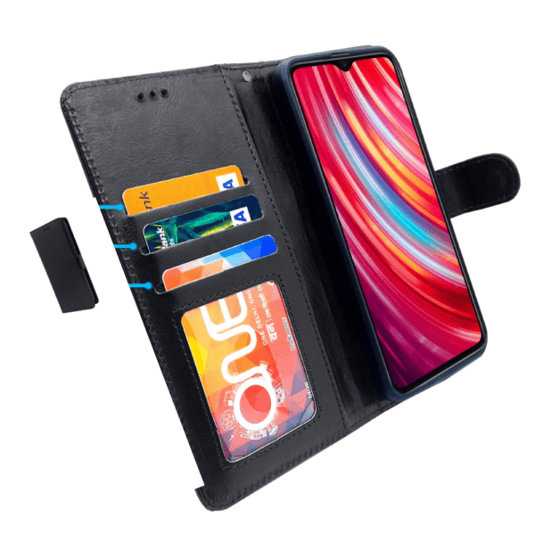 Flip Cover For Redmi Note 8 Pro Leather Cover With Camera Protection