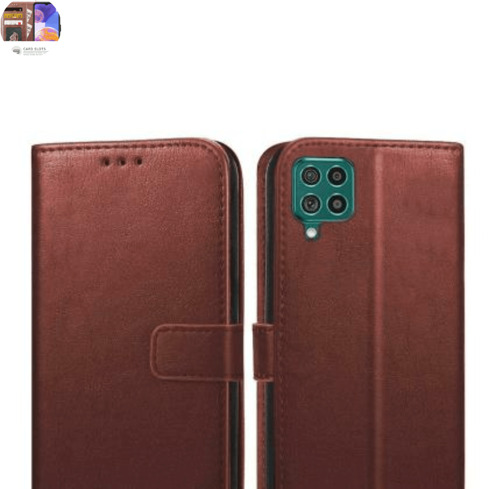 Samsung Galaxy F62 Flip Case Leather Finish
