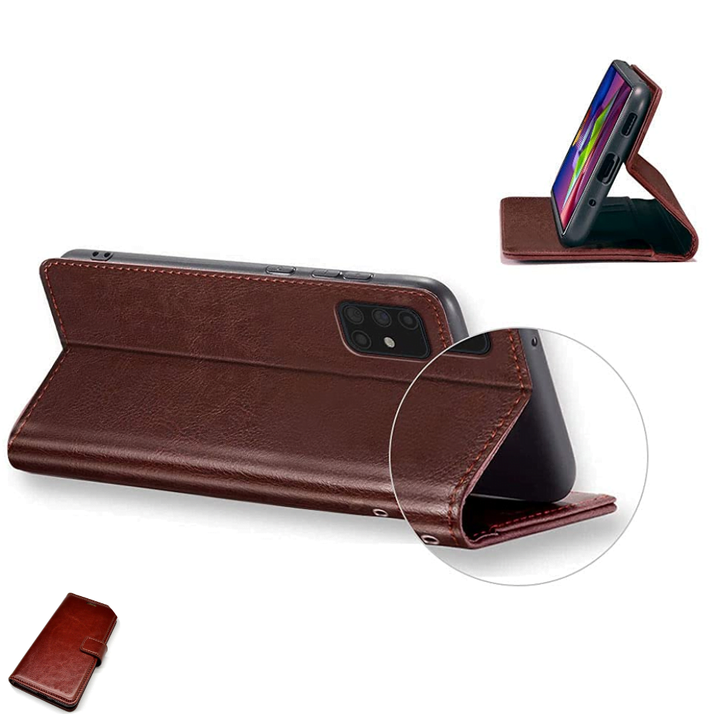 Flip Cover For Samsung M31s Cover With Strap