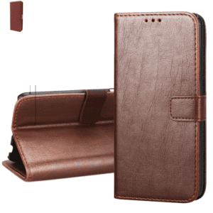 Samsung Galaxy J8 Flip Case Leather Finish