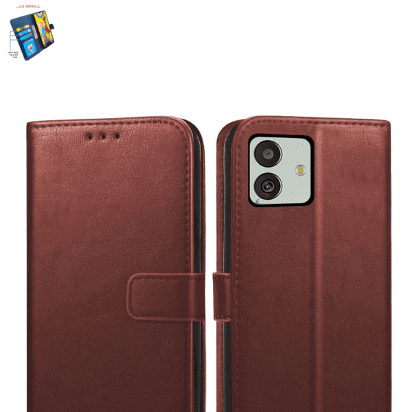 Puloka@Flip Cover For Samsung M13 5G Cover With Strap