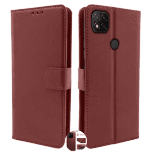 Flip Cover For Redmi 10A Leather Cover With Camera Protection