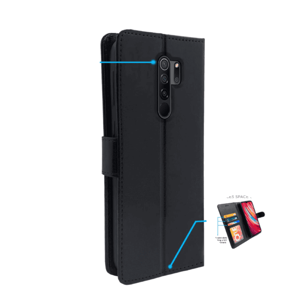 Flip Cover For Redmi Note 8 Pro Leather Cover With Camera Protection