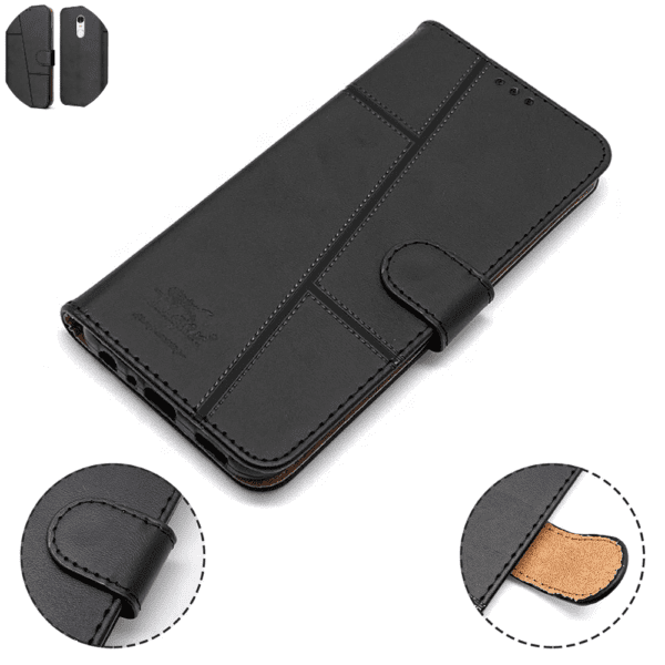Flip Cover For Redmi Note 4 Leather Cover With Camera Protection