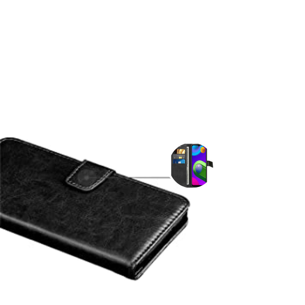 Samsung Galaxy M02 Flip Case Leather Finish