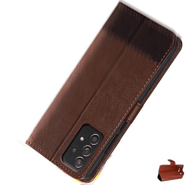 Flip Cover For Samsung A72 Leather Cover With Camera Protection