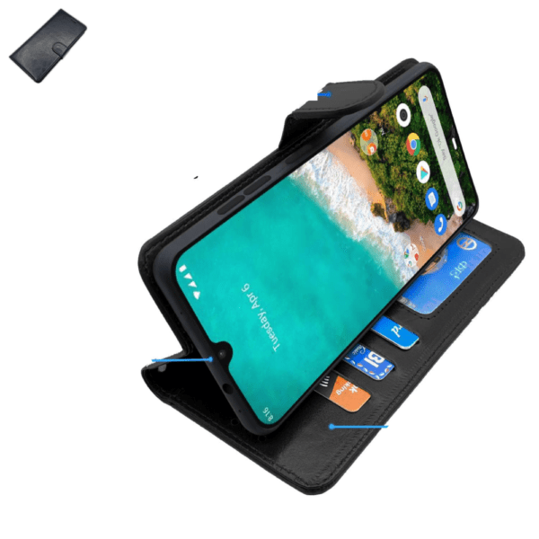 Flip Cover For Redmi A3 Leather Cover With Camera Protection