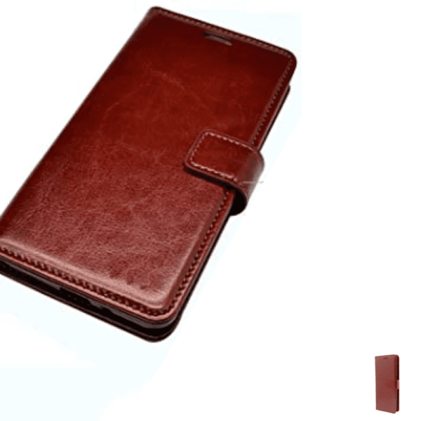 Samsung Galaxy J4 Flip Case Leather Finish