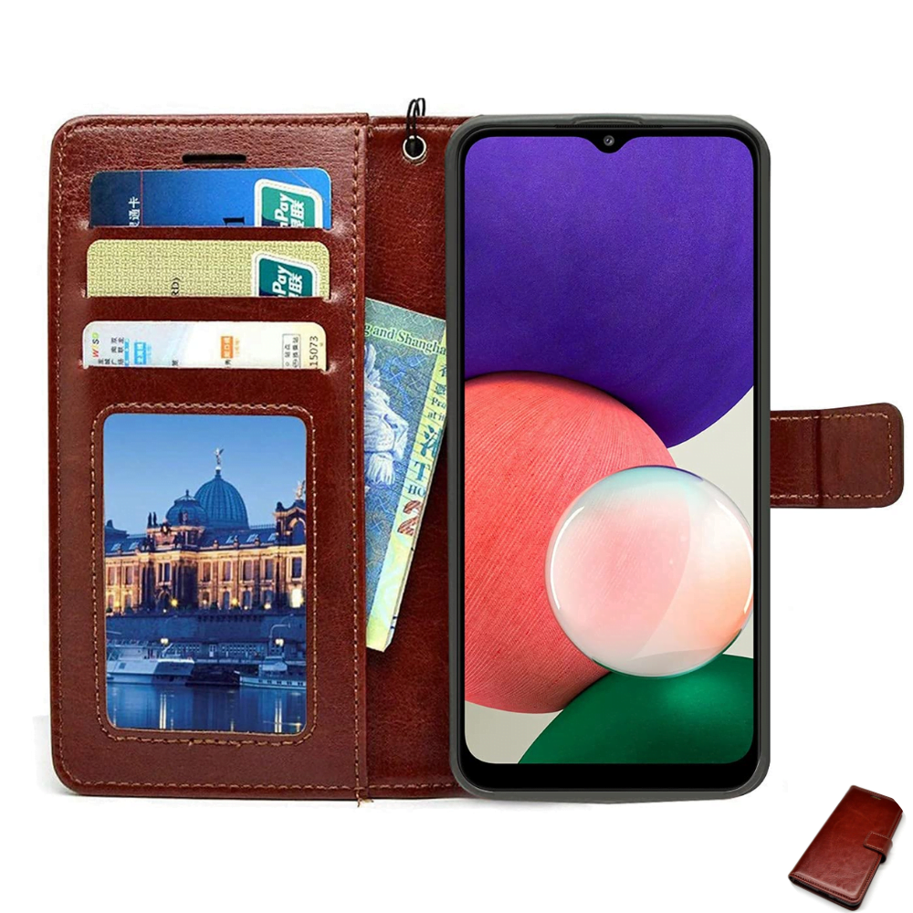 Flip Cover For Samsung A04s 5G Cover With Strap