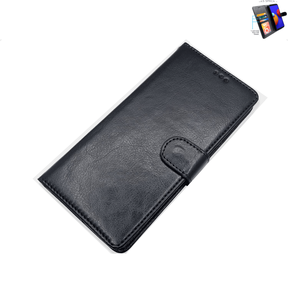 Flip Cover For Samsung M01 Core Leather Cover With Camera Protection