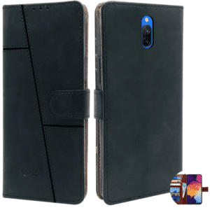 Flip Cover For Redmi 8A Dual Leather Cover With Camera Protection