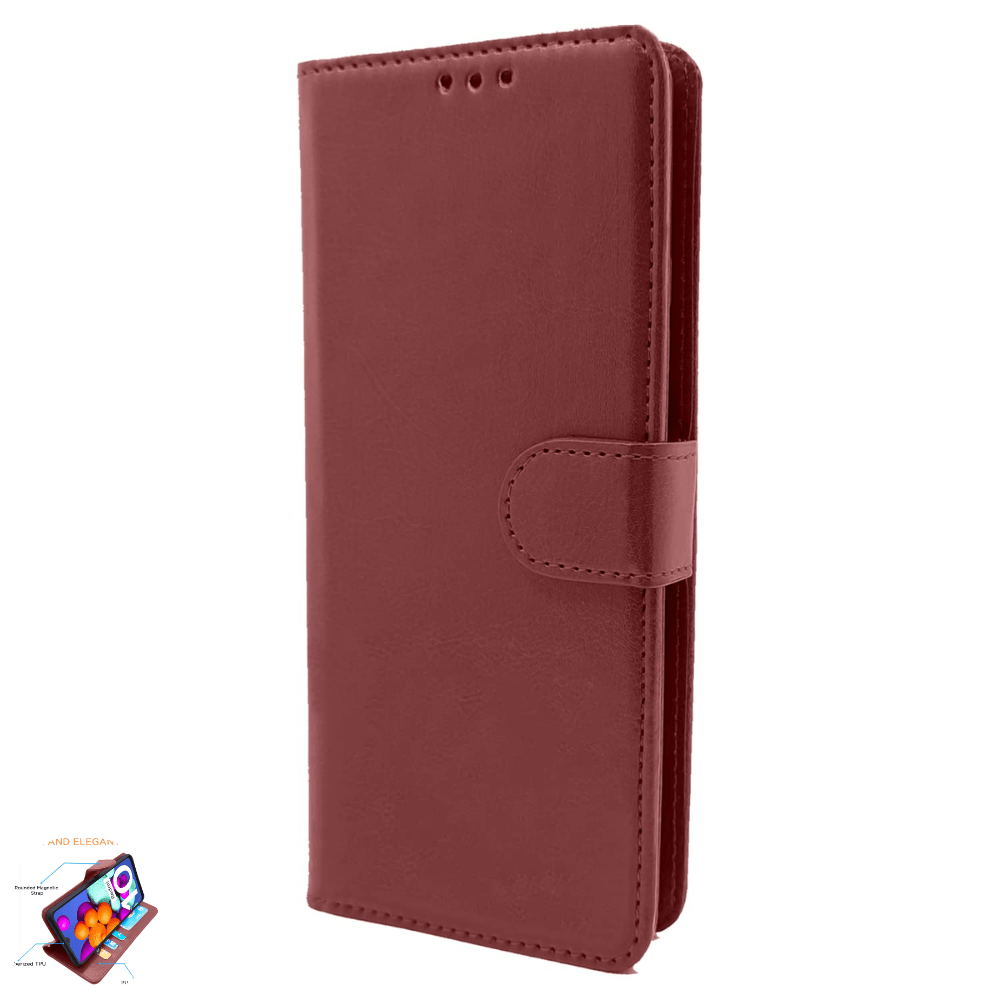 Flip Cover For Redmi 10 Leather Cover With Camera Protection