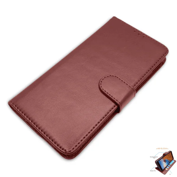 Flip Cover For Redmi 10A Leather Cover With Camera Protection