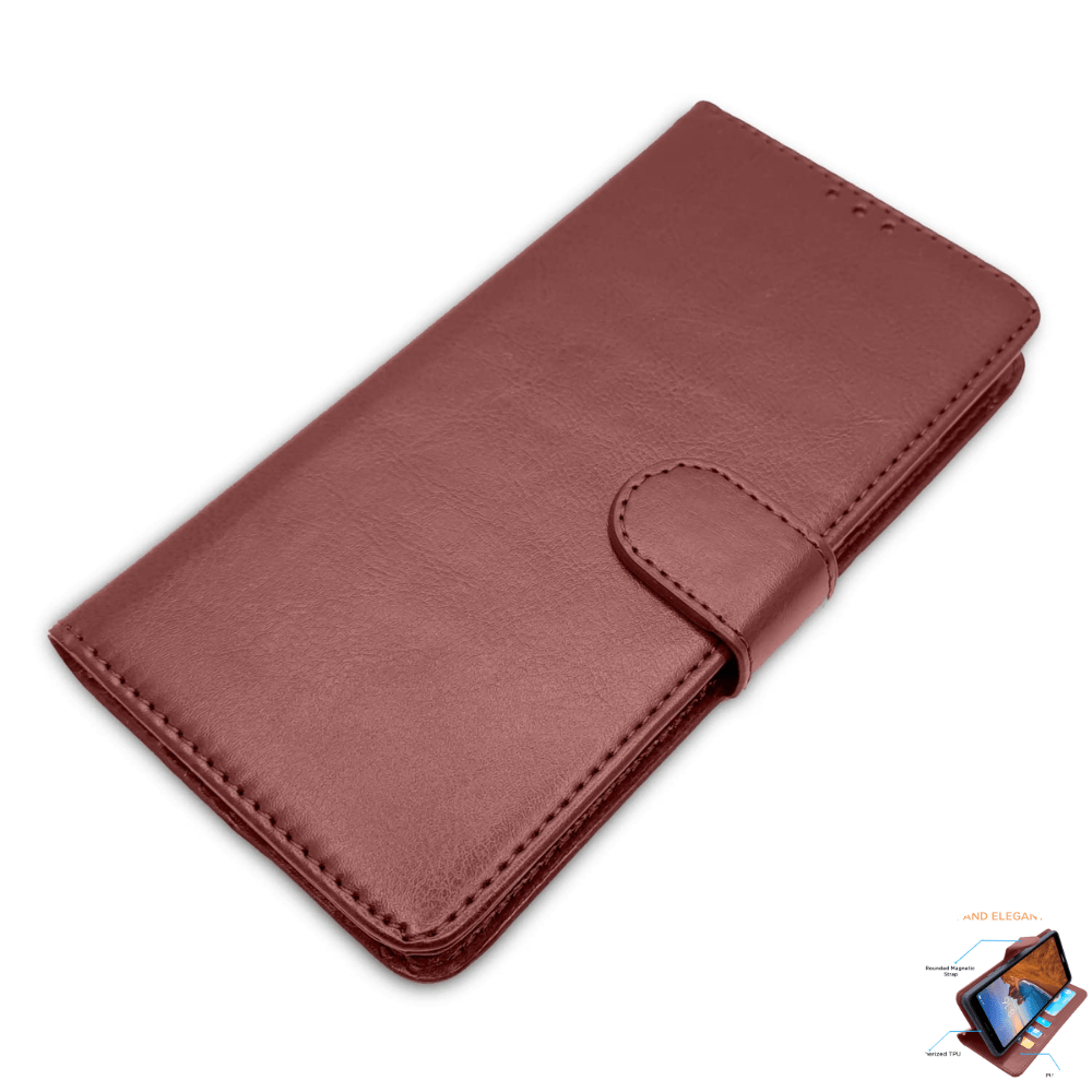 Flip Cover For Redmi 10A Leather Cover With Camera Protection