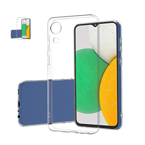 Transparent silicone case for iPhone 14