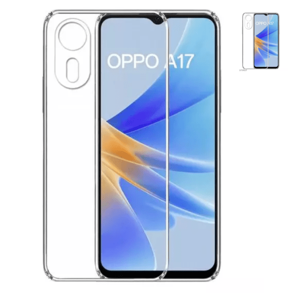 Oppo A17 transparent soft case & cover