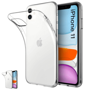 Transparent silicone case for iPhone 11