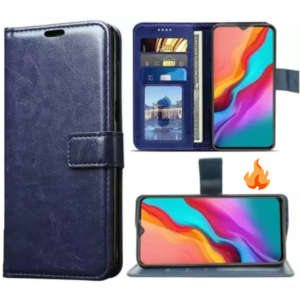 Flip Cover For Realme C55 Leather Cover With Camera Protection