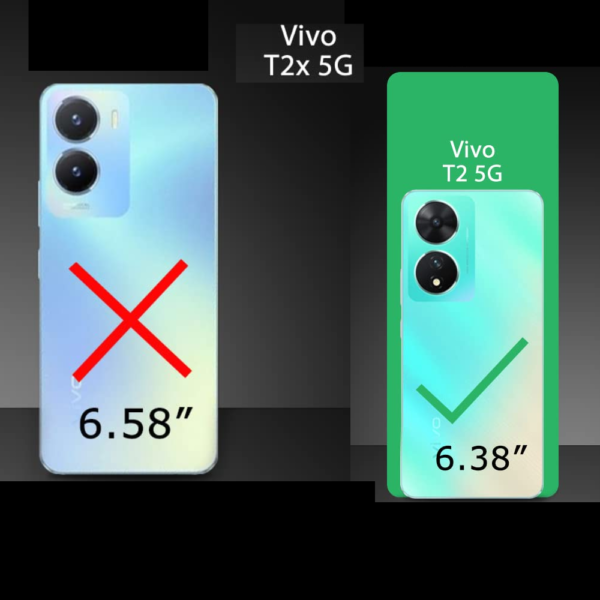Flip Cover For Vivo T2 5G With Lather Case