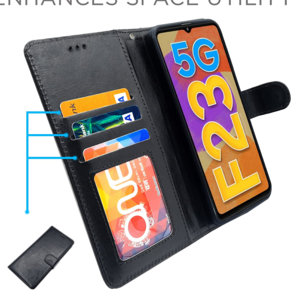 Flip Cover For Samsung F23 5G With Camera Protection Cover